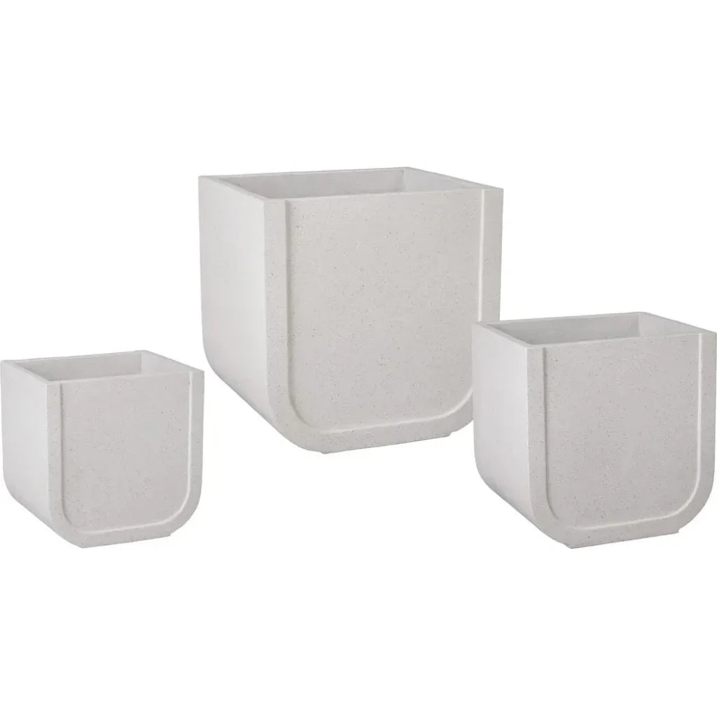 Emissary Uri Square Terrazzo Planter