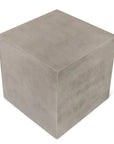 Bloc Concrete Outdoor Square End Table