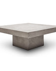 Una Concrete Outdoor Square Coffee Table