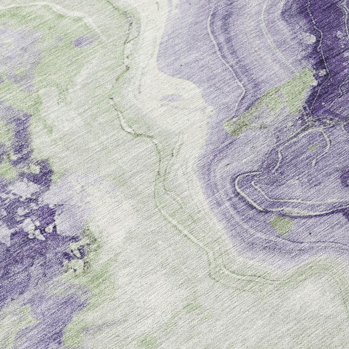 Addison Rugs Vaelain Purple Washable Indoor-Outdoor Rug