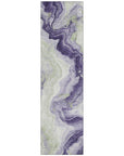 Addison Rugs Vaelain Purple Washable Indoor-Outdoor Rug