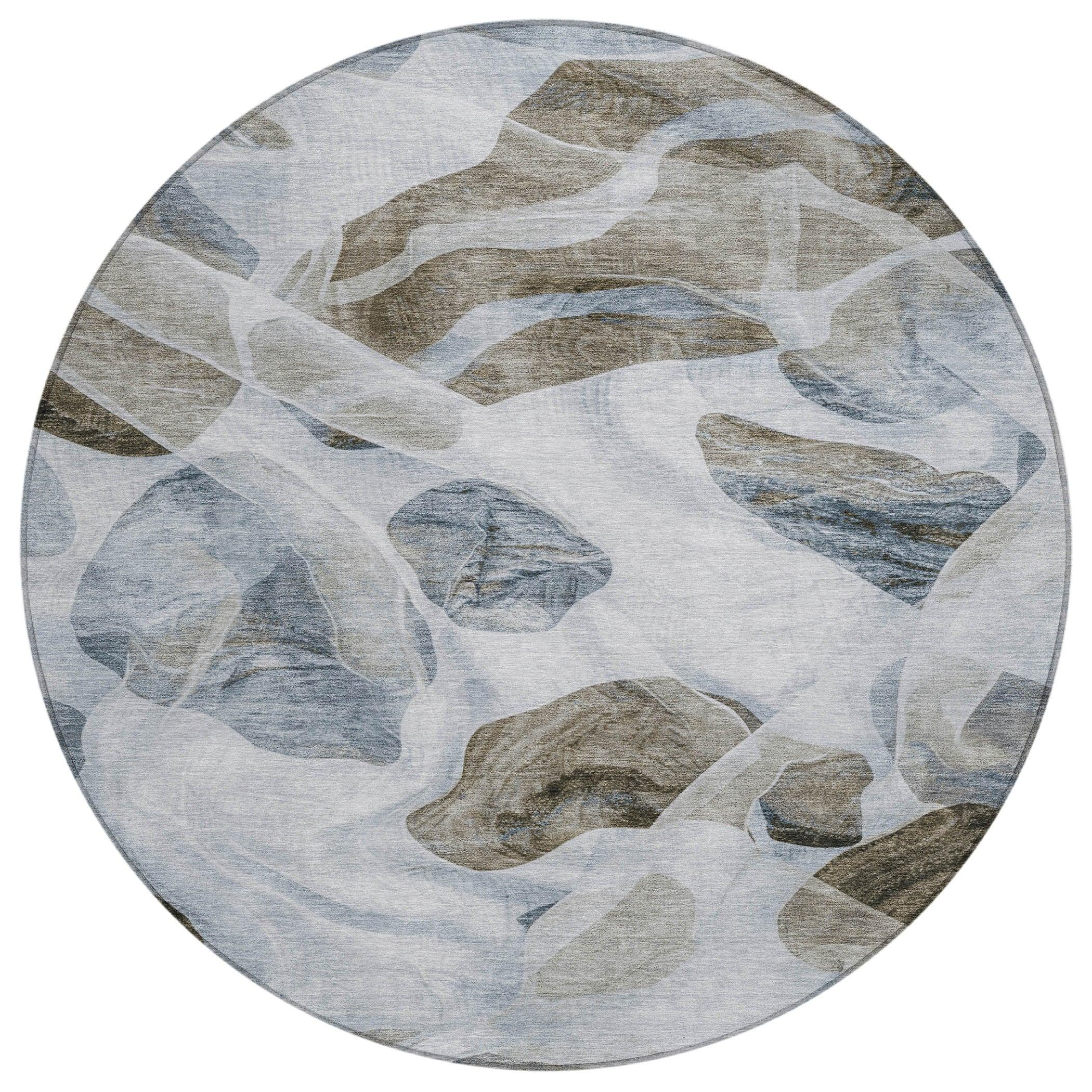 Addison Rugs Vaelanor Blue Washable Indoor-Outdoor Rug