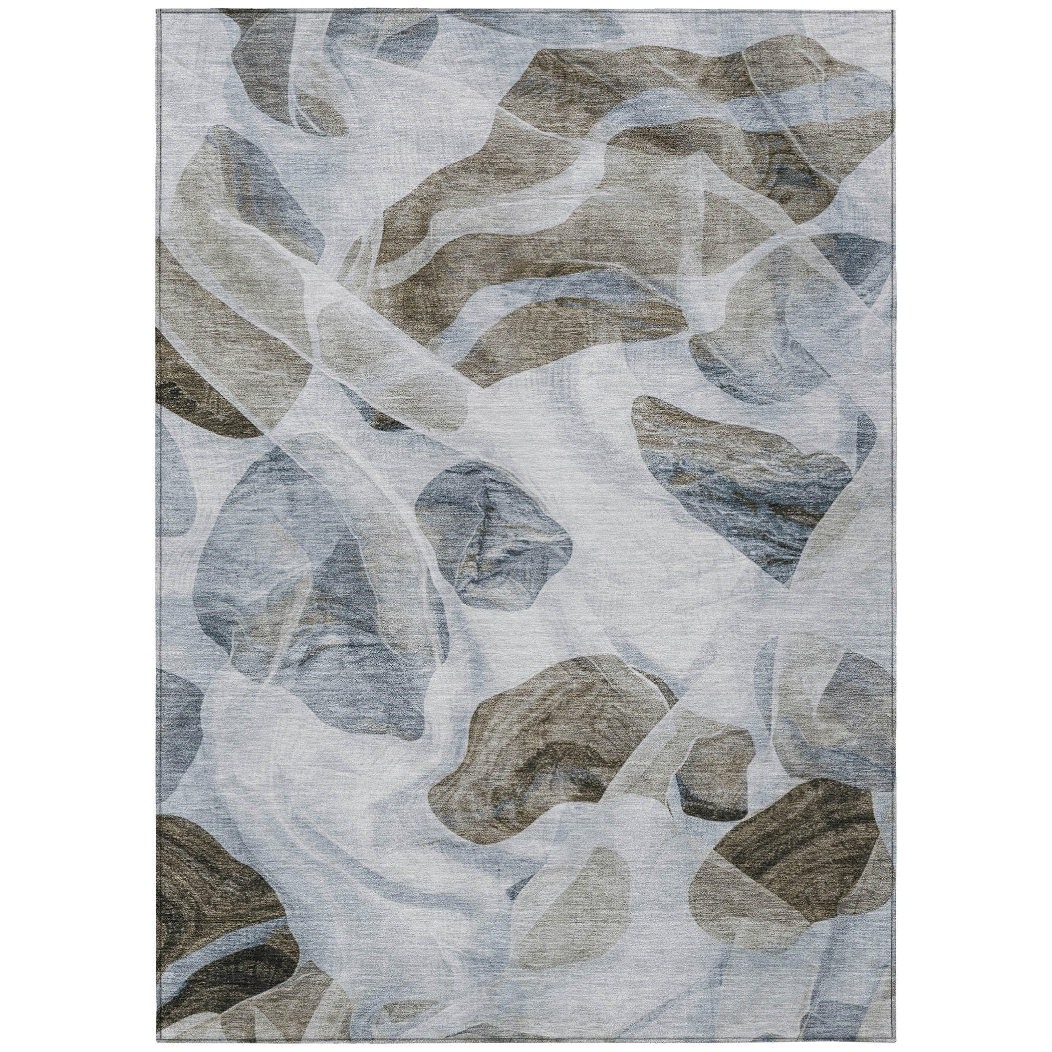 Addison Rugs Vaelanor Blue Washable Indoor-Outdoor Rug