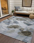 Addison Rugs Vaelanor Blue Washable Indoor-Outdoor Rug