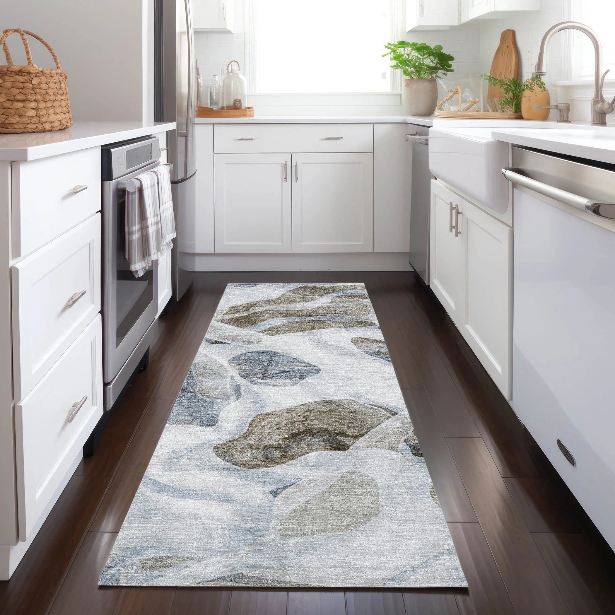 Addison Rugs Vaelanor Blue Washable Indoor-Outdoor Rug