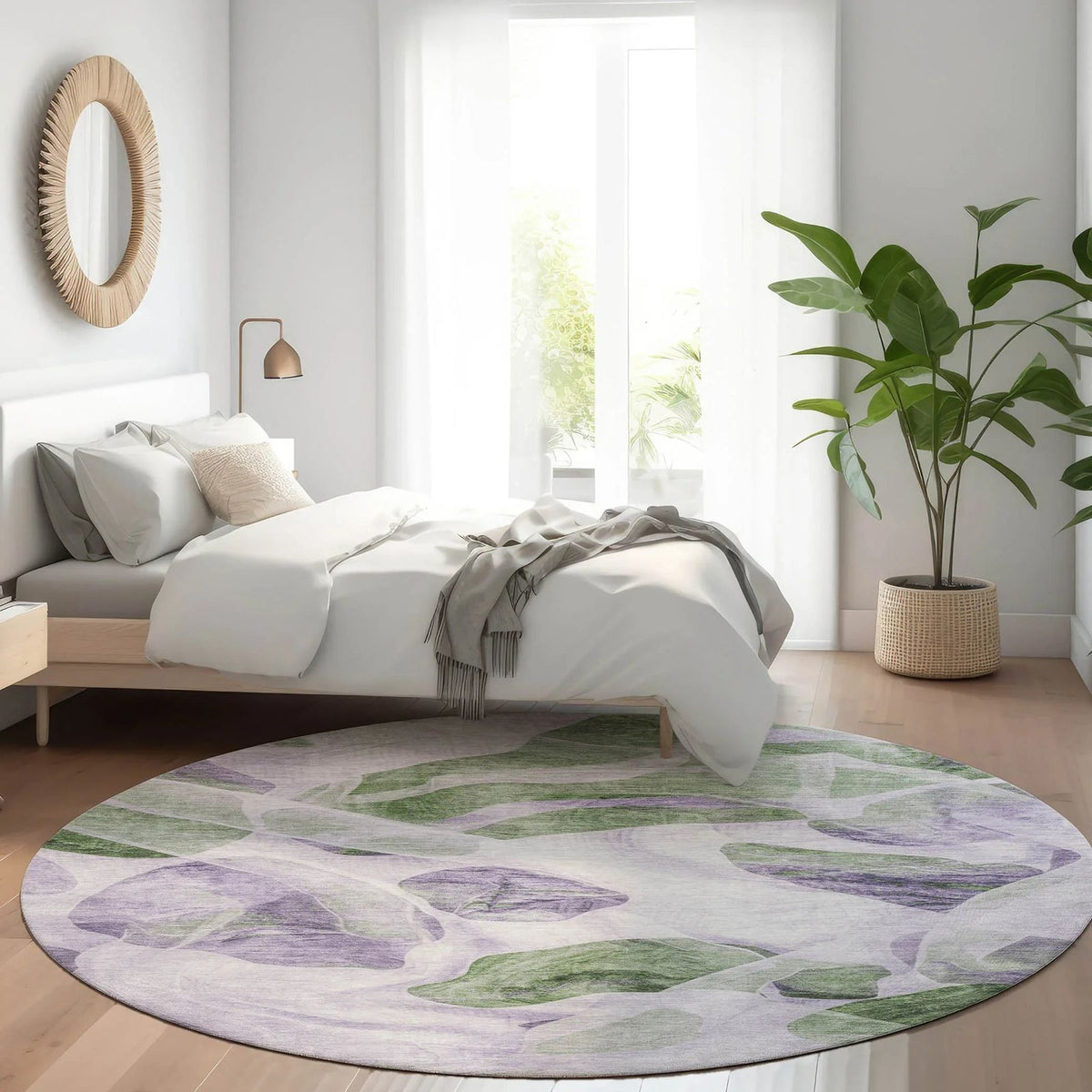 Addison Rugs Vaelanor Purple Washable Indoor-Outdoor Rug
