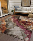 Addison Rugs Vaelara Brown Washable Indoor-Outdoor Rug