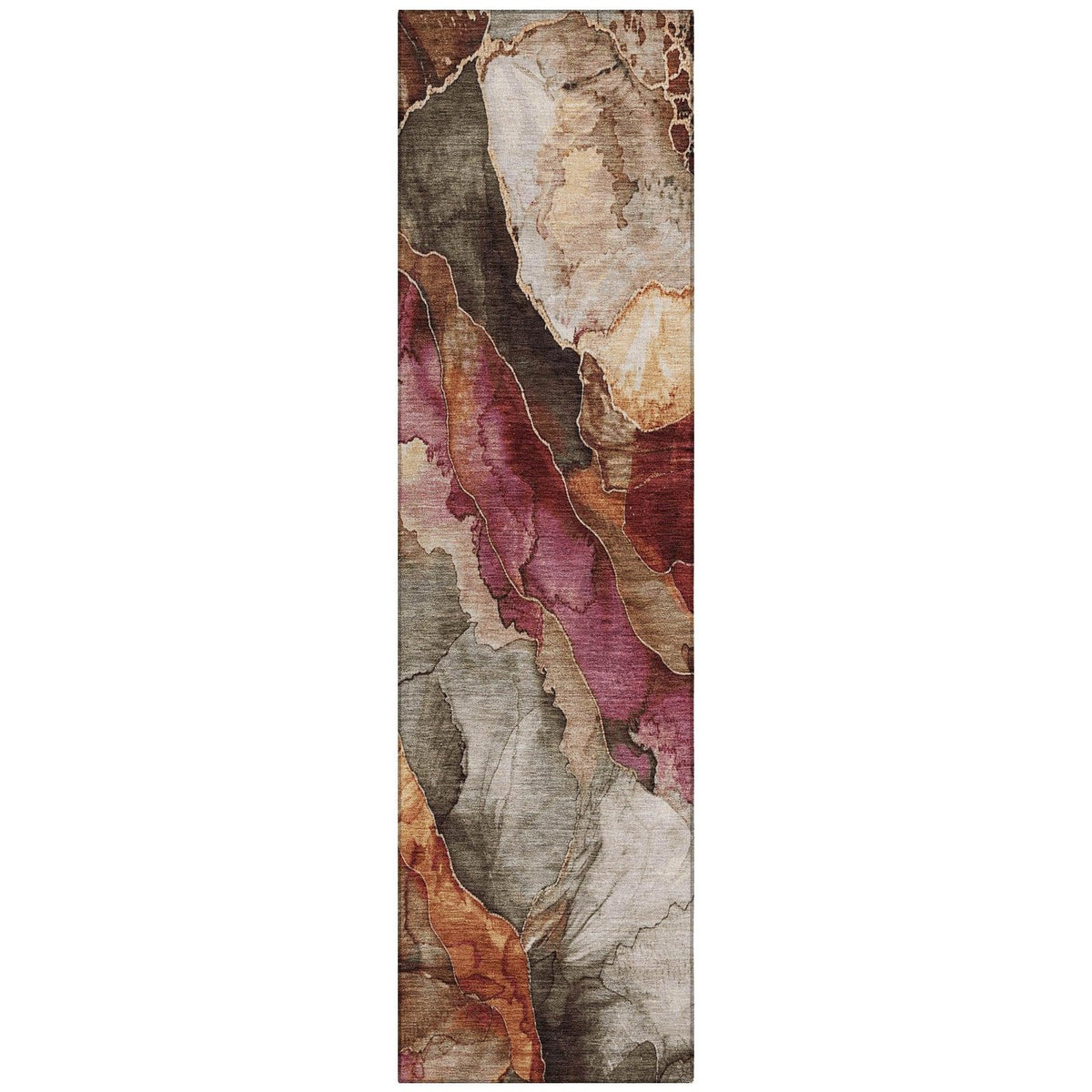 Addison Rugs Vaelara Brown Washable Indoor-Outdoor Rug