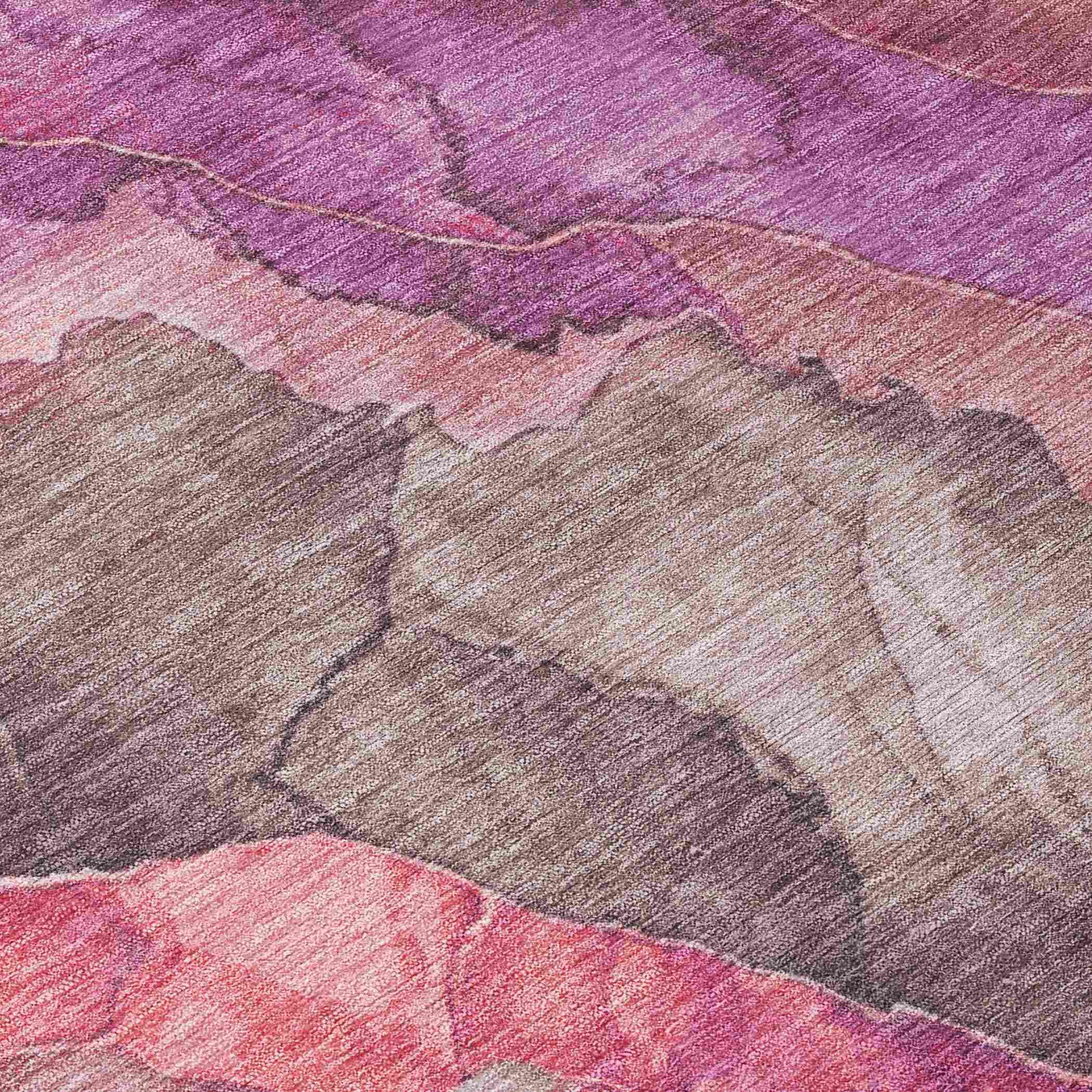 Addison Rugs Vaelara Pink Washable Indoor-Outdoor Rug