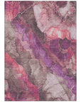Addison Rugs Vaelara Pink Washable Indoor-Outdoor Rug