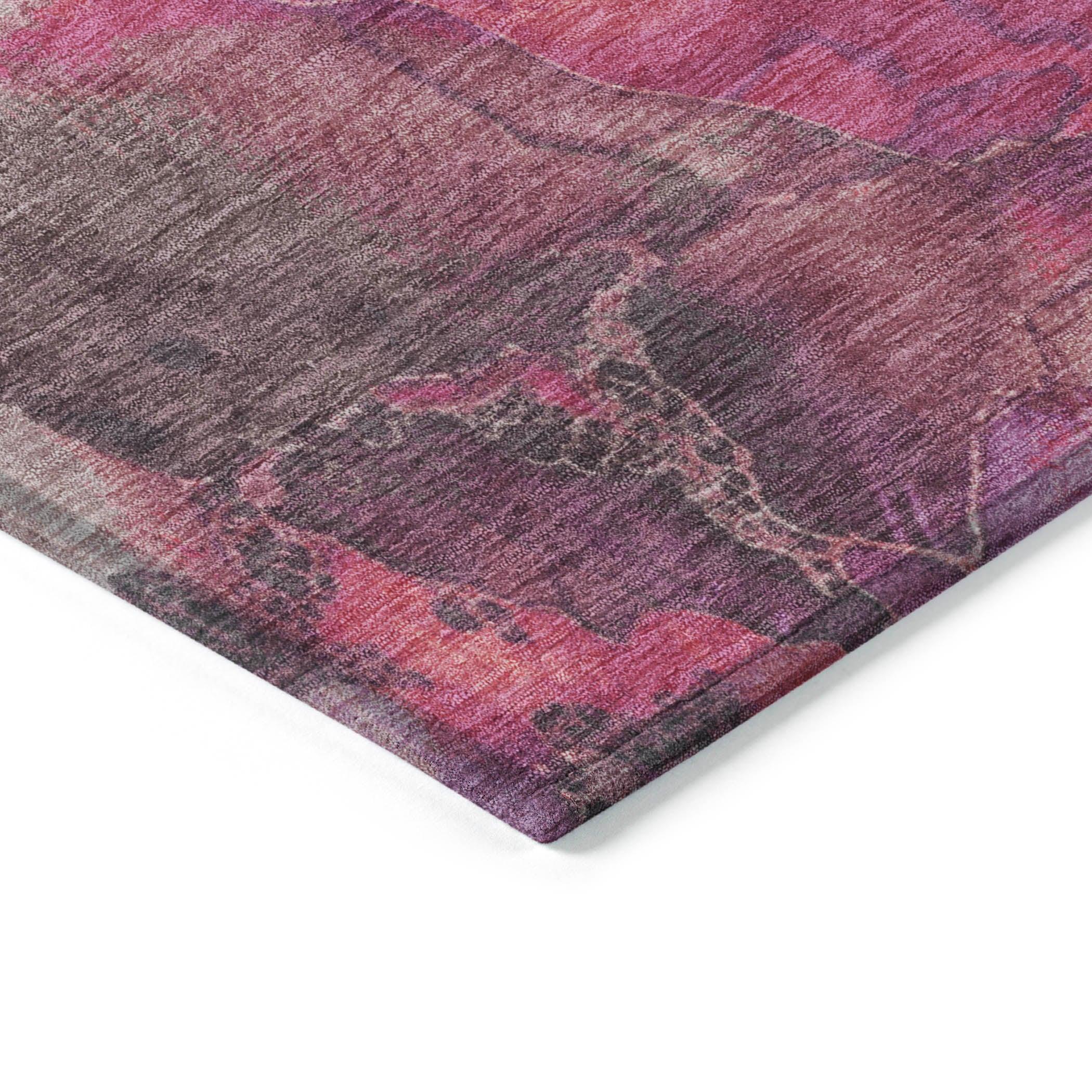 Addison Rugs Vaelara Pink Washable Indoor-Outdoor Rug