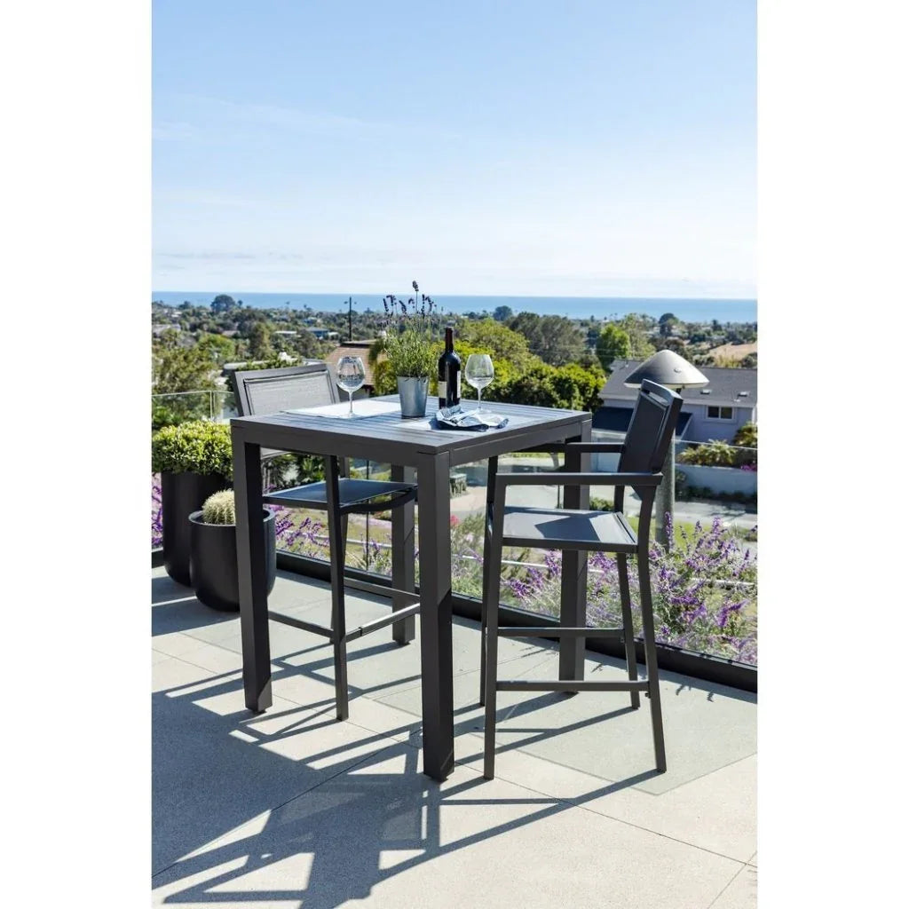 Sunset West Vegas Aluminum Made Sling Outdoor Barstool
