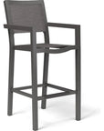 Vegas Aluminum Made Sling Outdoor Barstool-Outdoor Bar Stools-Sunset West-LOOMLAN
