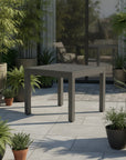 Sunset West Vegas Aluminum Square Outdoor Dining Table