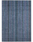 LOOMLAN Rugs Velatrix Blue Washable Indoor-Outdoor Rug