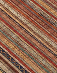 LOOMLAN Rugs Velatrix Orange Washable Indoor-Outdoor Rug