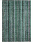 LOOMLAN Rugs Velatrix Teal Washable Indoor-Outdoor Rug