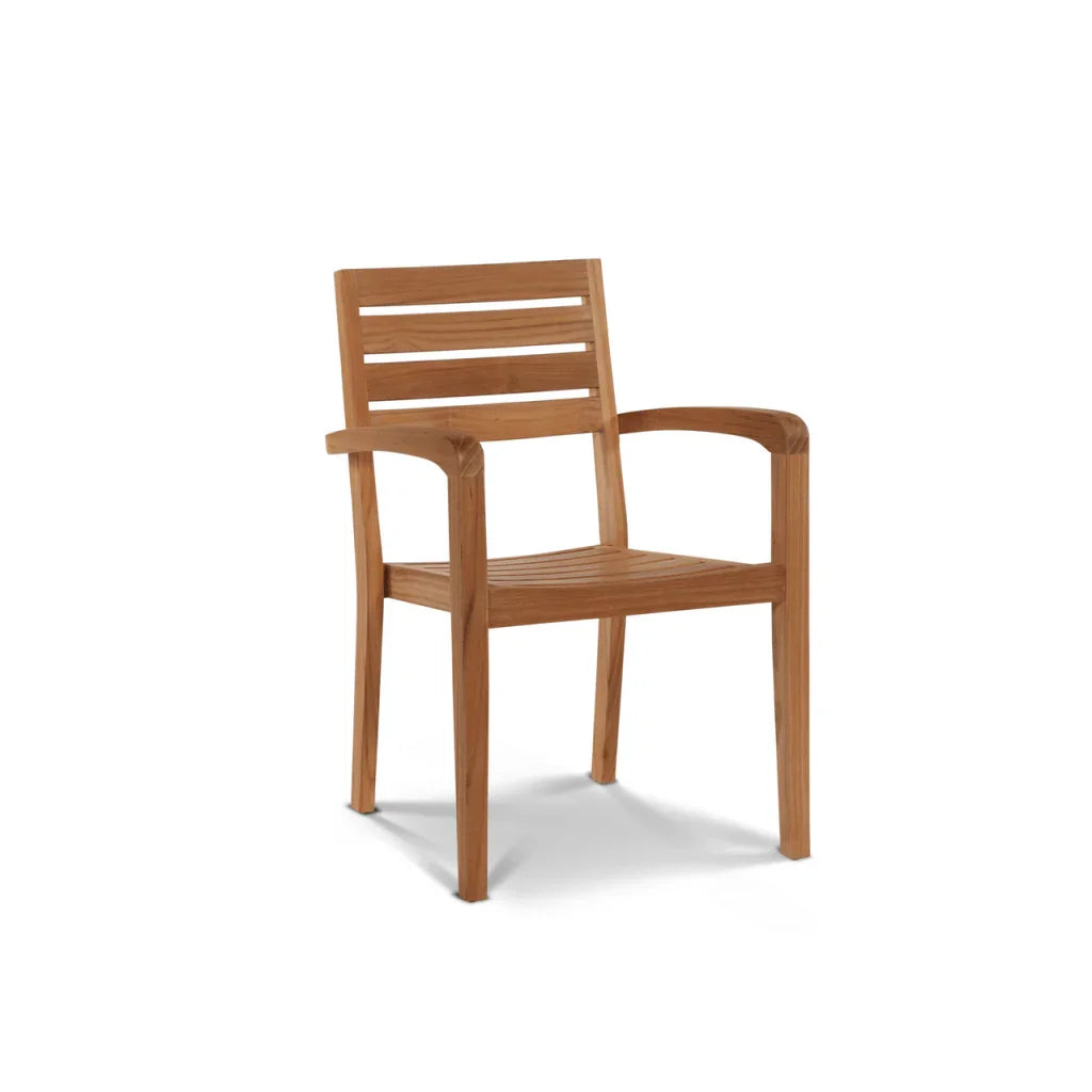 HiTeak Venice Teak Patio Rectangular Dining Set 5PC