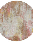 LOOMLAN Rugs Verentha Brown Washable Indoor-Outdoor Rug