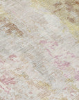 LOOMLAN Rugs Verentha Brown Washable Indoor-Outdoor Rug
