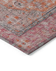 LOOMLAN Rugs Vexira Orange Washable Indoor-Outdoor Rug