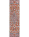 LOOMLAN Rugs Vexira Orange Washable Indoor-Outdoor Rug