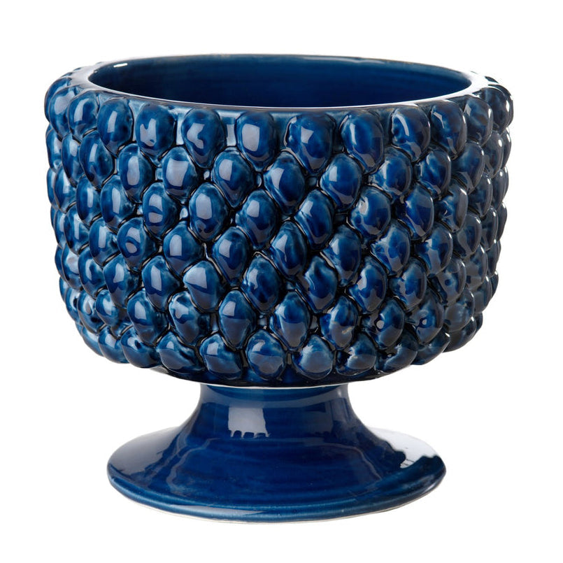 Abigails Vinci Pine Cone Ceramic Outdoor Planter
