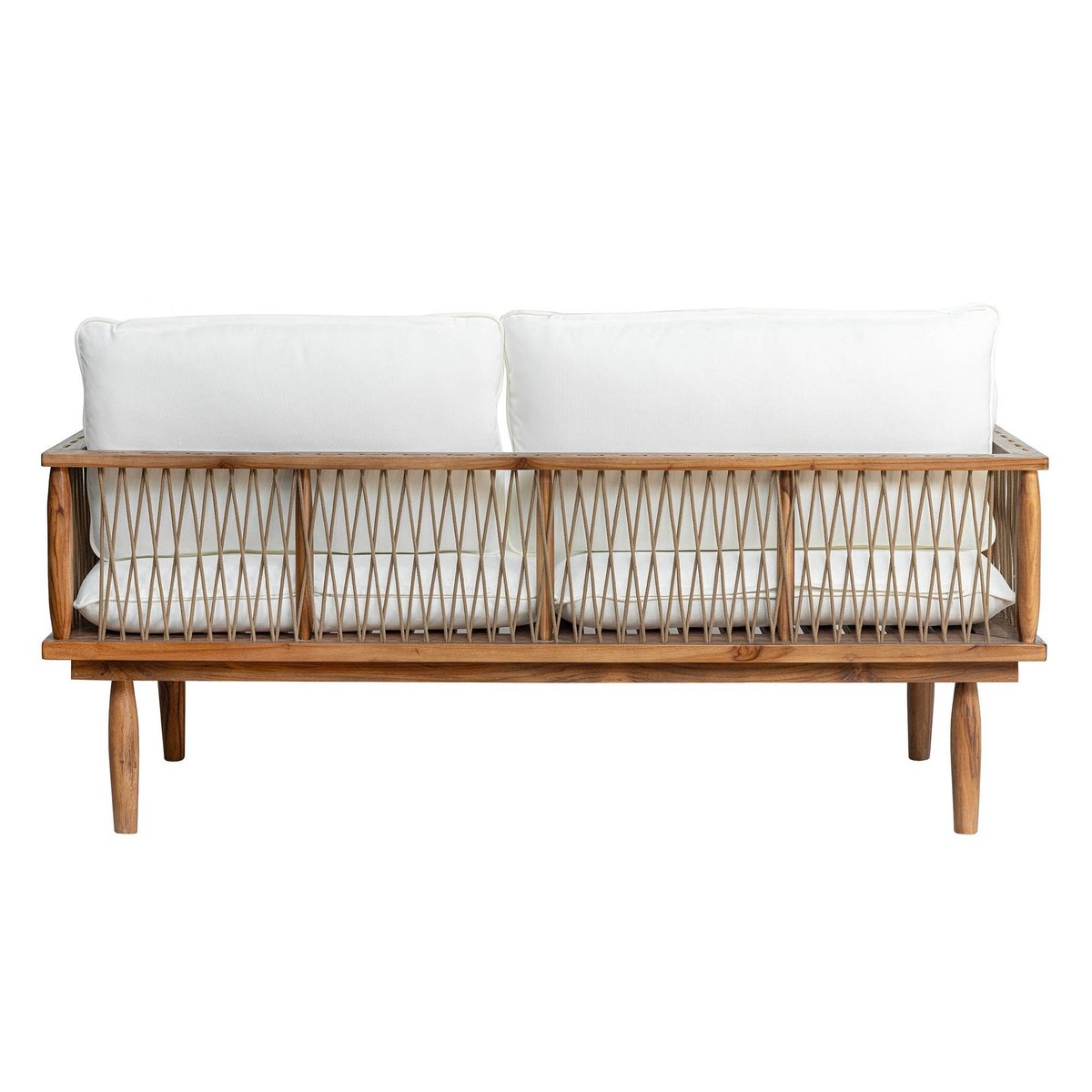 LH Home Vineyard Olefin Fabric Outdoor Loveseat