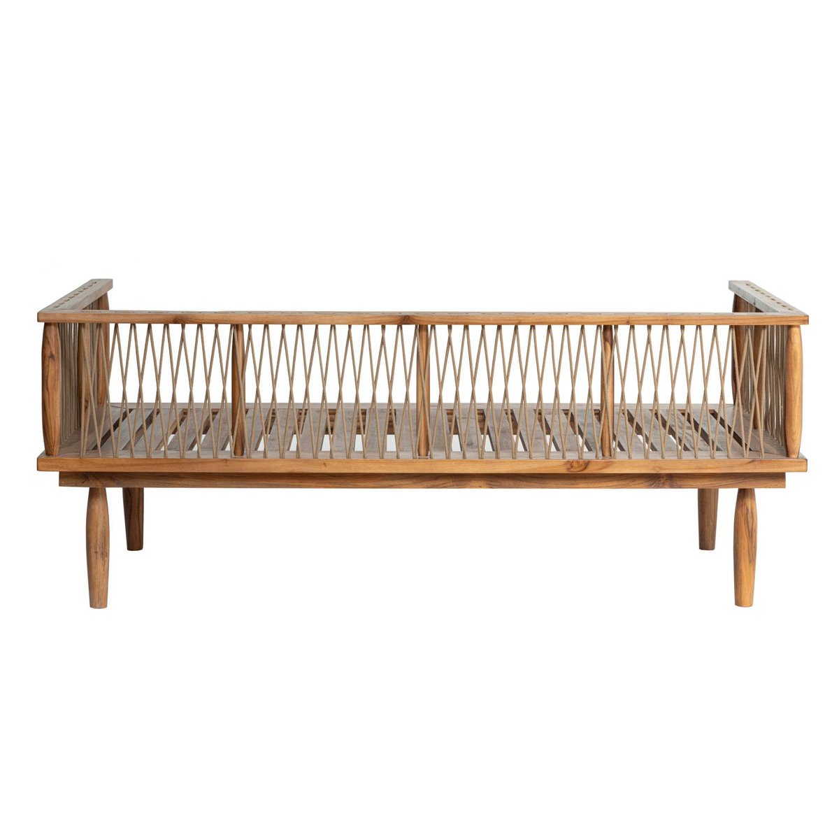 LH Home Vineyard Olefin Fabric Outdoor Loveseat