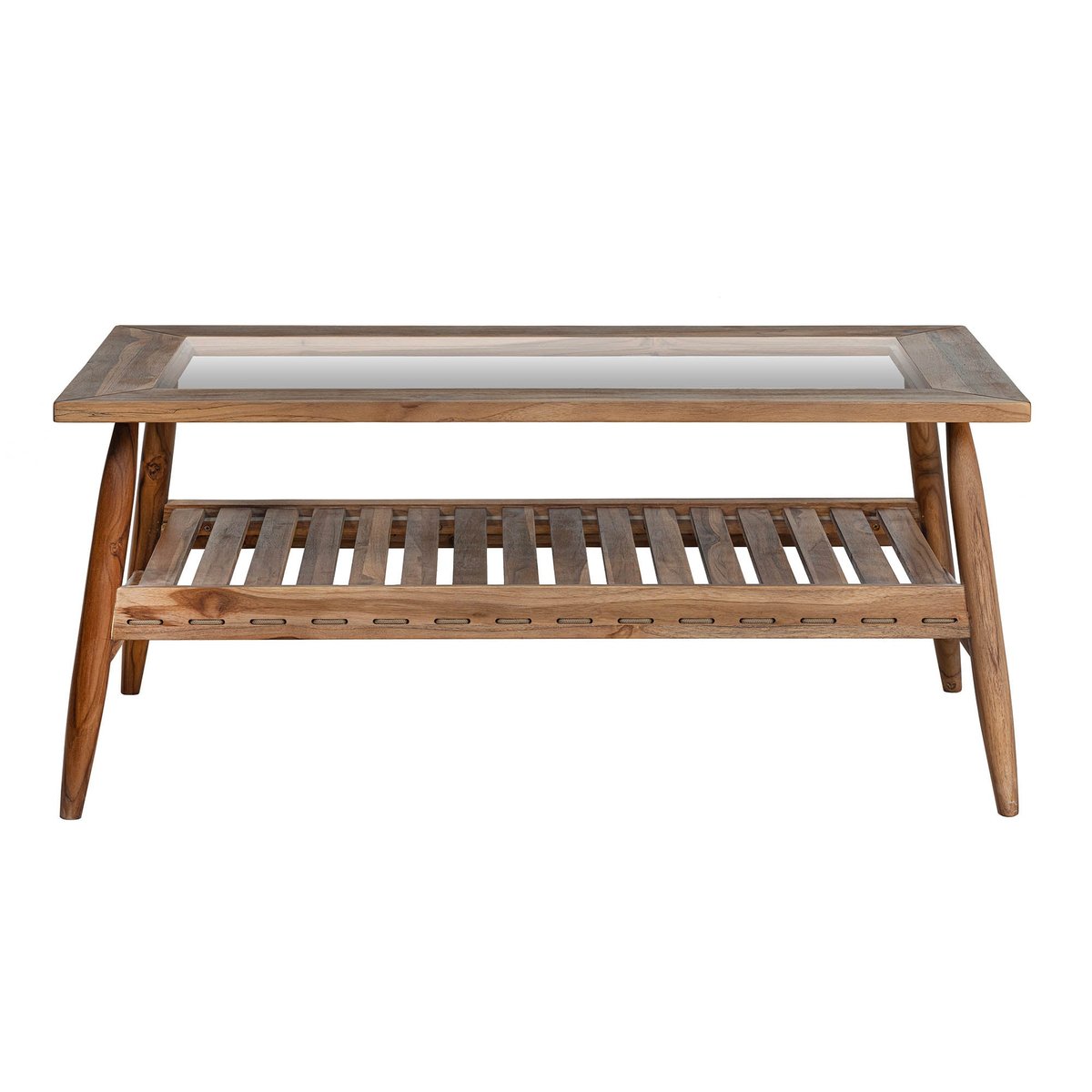 LH Home Vineyard Wooden Rectangular Outdoor Coffee Table