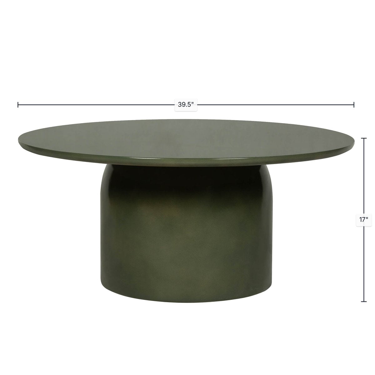 LH Home Vision Concrete Outdoor Coffee Table