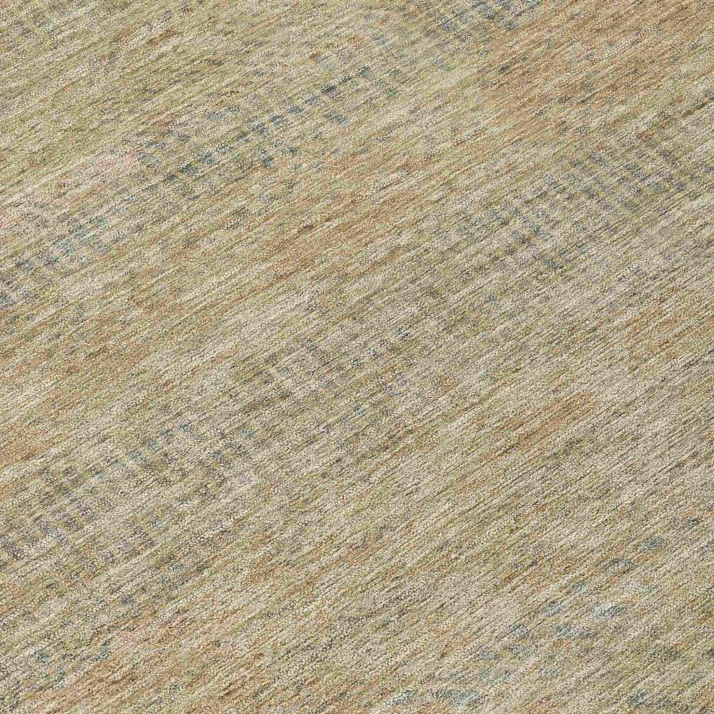 LOOMLAN Rugs Viviennea Brown Washable Indoor-Outdoor Rug