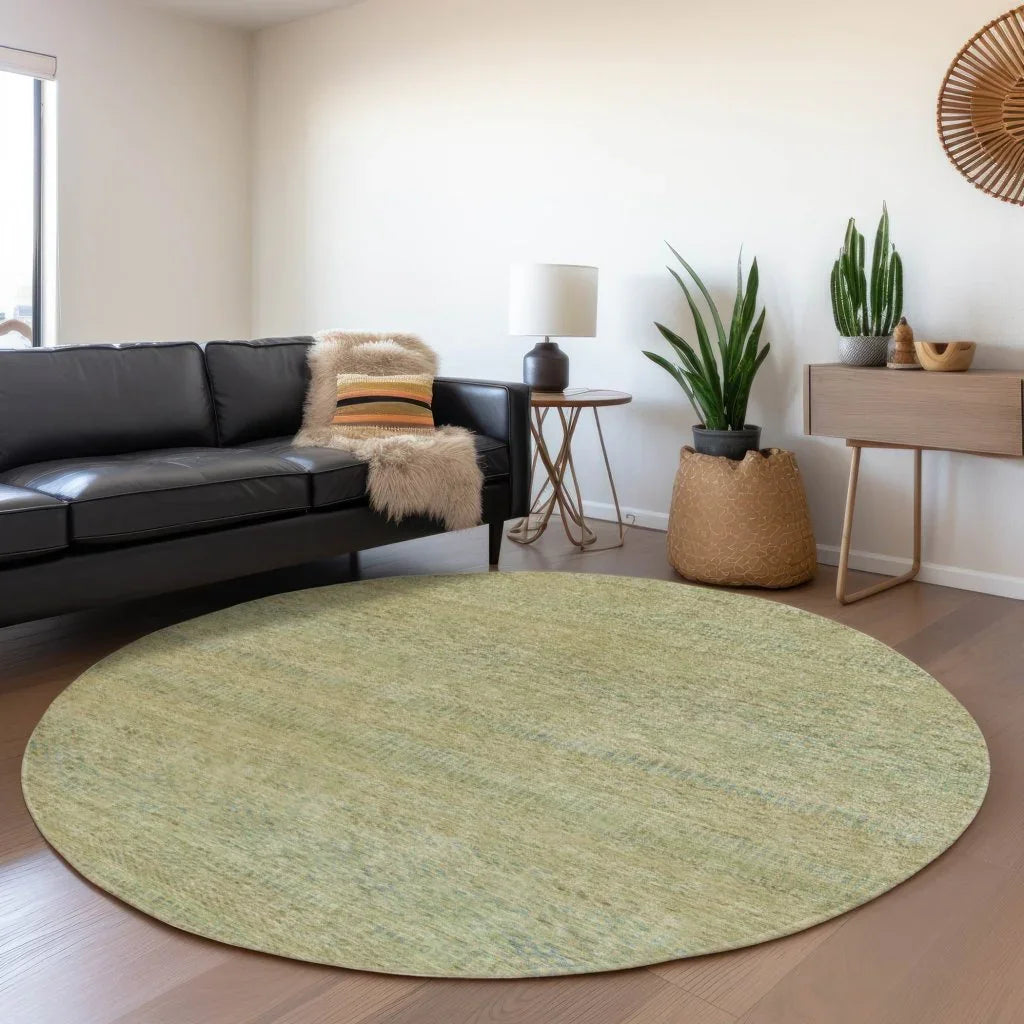 LOOMLAN Rugs Viviennea Gold Washable Indoor-Outdoor Rug