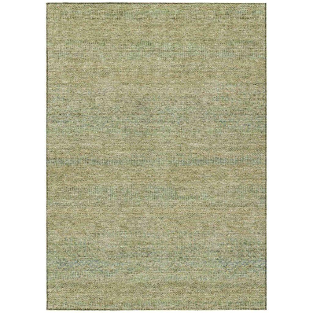 LOOMLAN Rugs Viviennea Gold Washable Indoor-Outdoor Rug