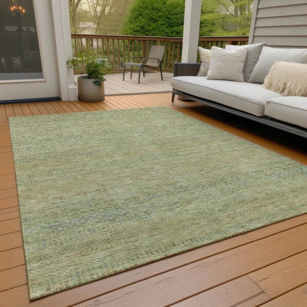 LOOMLAN Rugs Viviennea Gold Washable Indoor-Outdoor Rug