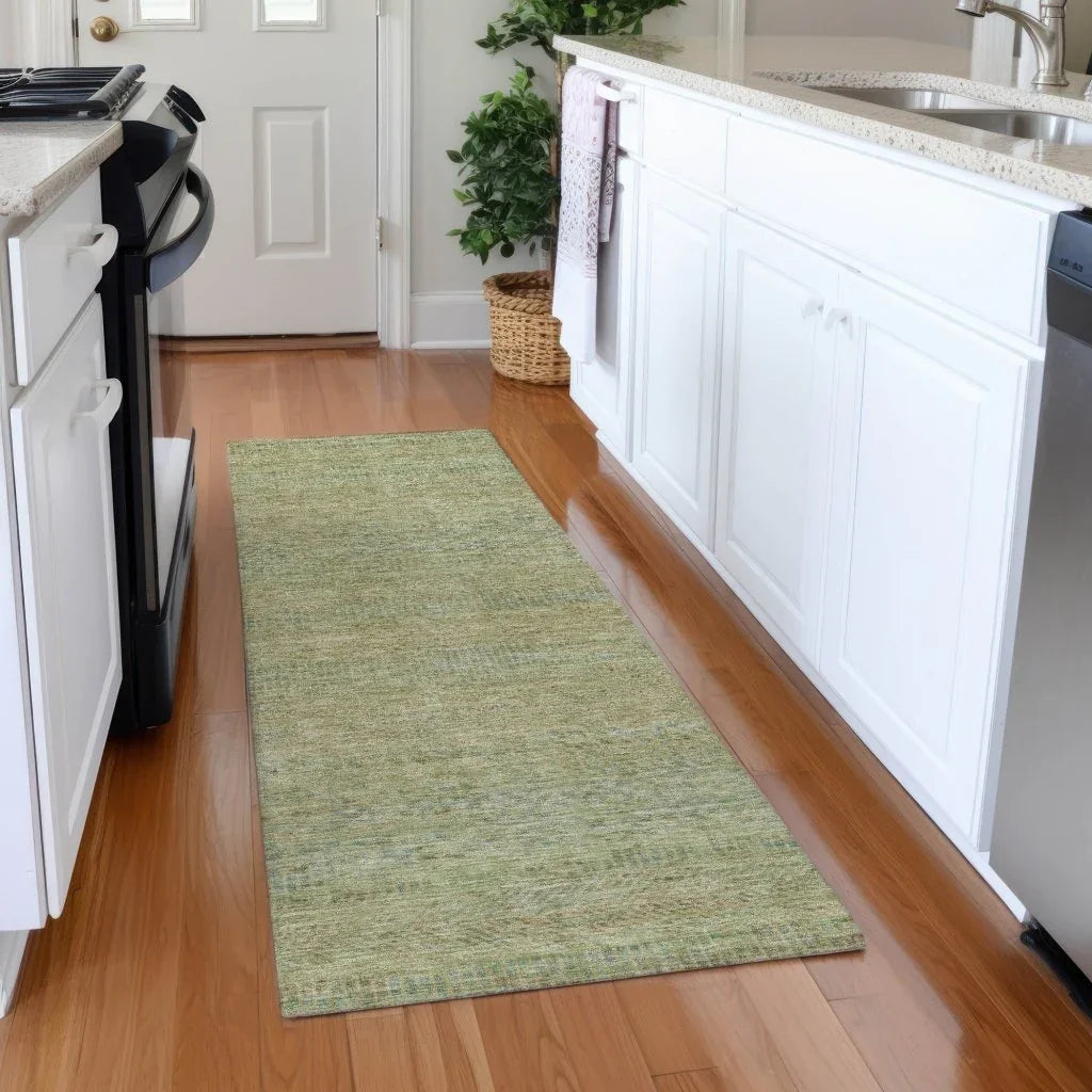 LOOMLAN Rugs Viviennea Gold Washable Indoor-Outdoor Rug