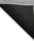 LOOMLAN Rugs Viviennea Gray Washable Indoor-Outdoor Rug