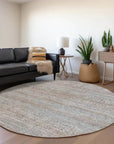 LOOMLAN Rugs Viviennea Ivory Washable Indoor-Outdoor Rug