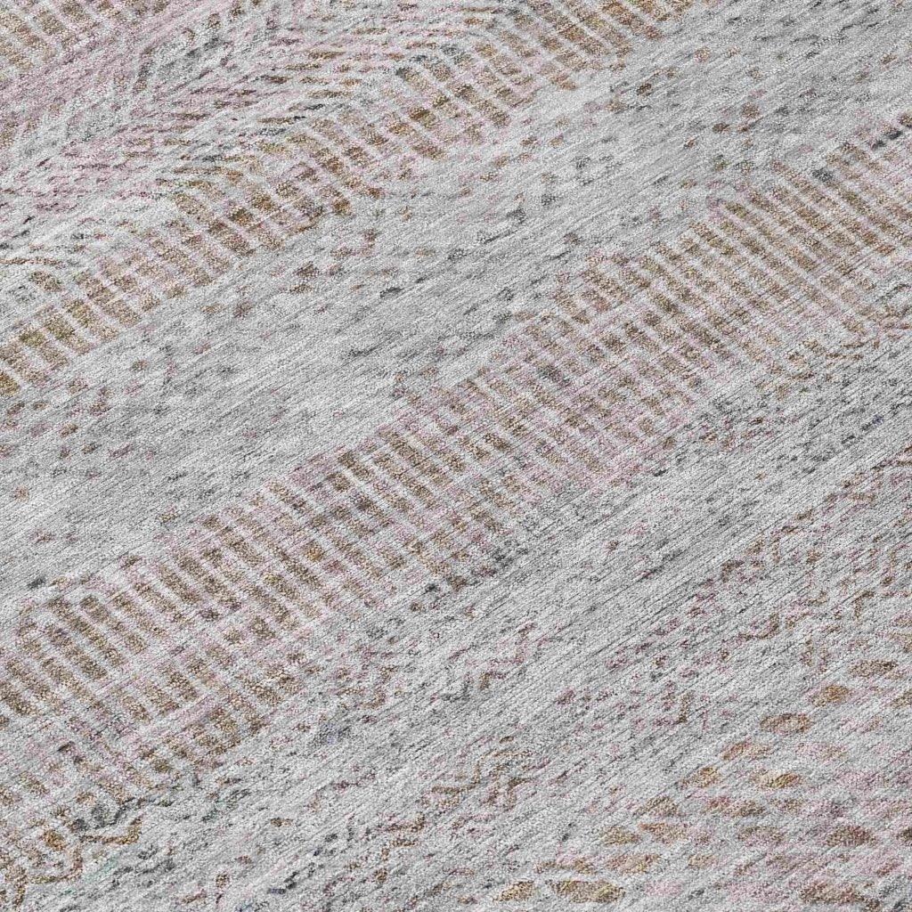 LOOMLAN Rugs Viviennea Ivory Washable Indoor-Outdoor Rug