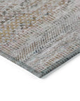 LOOMLAN Rugs Viviennea Ivory Washable Indoor-Outdoor Rug