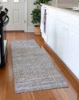 LOOMLAN Rugs Viviennea Ivory Washable Indoor-Outdoor Rug