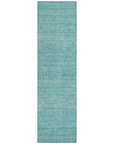 LOOMLAN Rugs Viviennea Teal Washable Indoor-Outdoor Rug