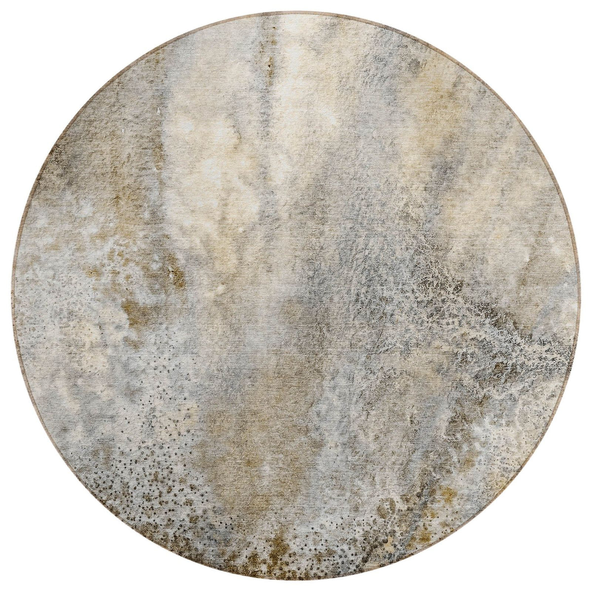 Addison Rugs Watercolors Beige Washable Indoor-Outdoor Rug