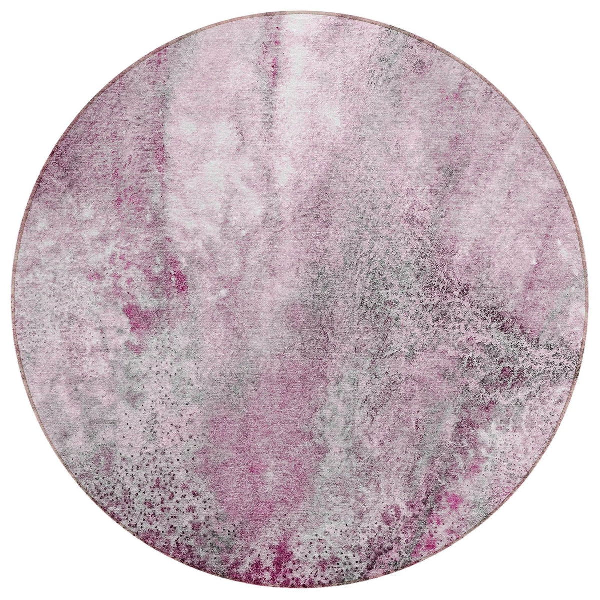 Addison Rugs Watercolors Pink Washable Indoor-Outdoor Rug
