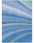 Addison Rugs Waves Blue Washable Indoor-Outdoor Rug