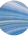 Addison Rugs Waves Blue Washable Indoor-Outdoor Rug