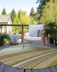 Addison Rugs Waves Brown Washable Indoor-Outdoor Rug