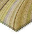 Addison Rugs Waves Brown Washable Indoor-Outdoor Rug