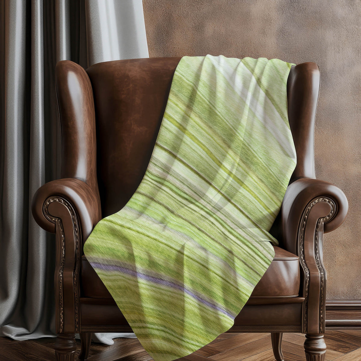 Addison Rugs Waves Green Washable Indoor-Outdoor Rug