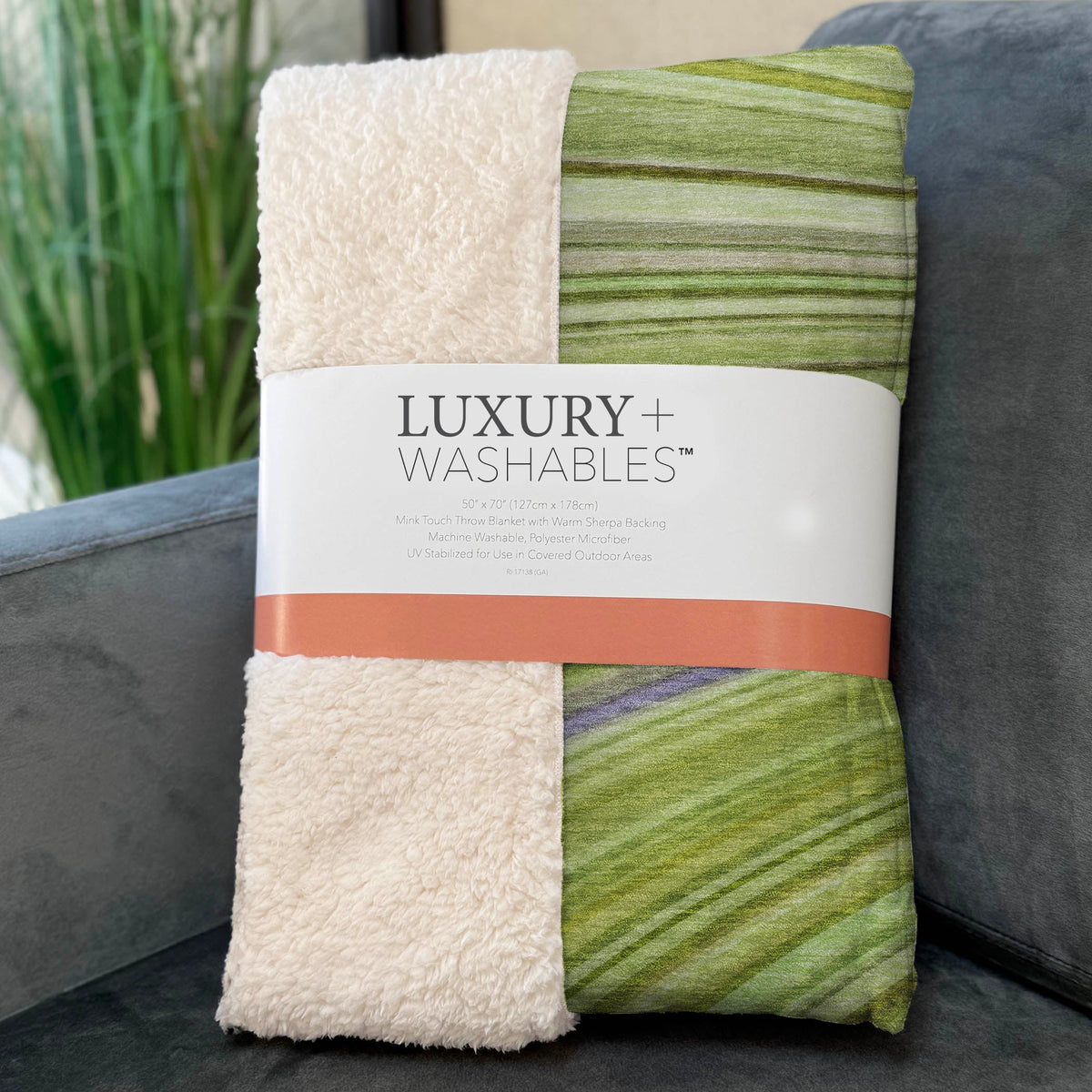 Addison Rugs Waves Green Washable Indoor-Outdoor Rug